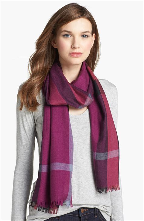 nordstroms burberry scarf|cashmere burberry scarf.